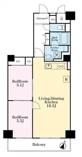 木場サニータウン【2階】の間取り