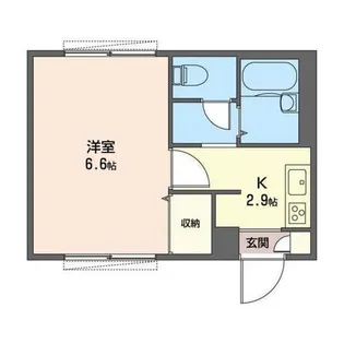 メゾンベールK【1階】の間取り