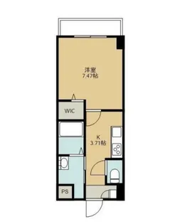 プレジデンス天満町【1階】の間取り