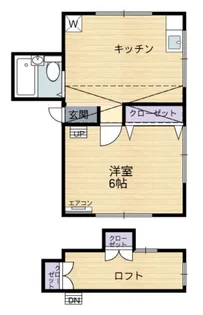 富田アパート【3階】の間取り