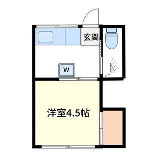 矢嶋荘【2階】の間取り
