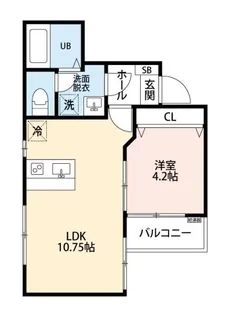 ネットケー大倉山【2階】の間取り