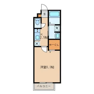 東京都日野市栄町5【アパート】の間取り