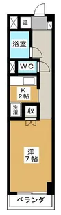 KIND EN III 北館【7階】の間取り