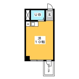 フロムイースト【3階】の間取り