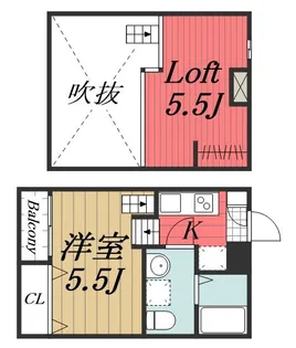 千葉県千葉市花見川区花園3【アパート】の間取り