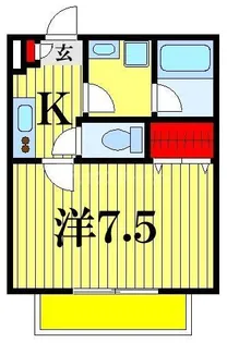 千葉県市川市南八幡1【マンション】の間取り