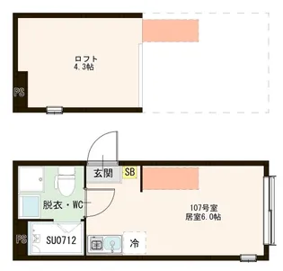 (仮称)栗原三丁目2 Designer AVAND【1階】の間取り