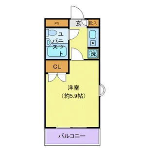 ジョイフル池上【4階】の間取り