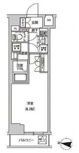 セジョリ上野毛【6階】の間取り