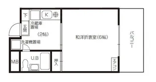 ハイツタナカ【1階】の間取り