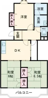 ベルハイムOKADA【3階】の間取り