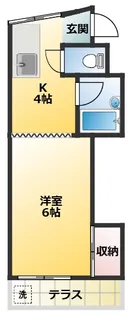 メゾンエーグレット【1階】の間取り