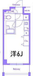 EXIA元住吉【4階】の間取り