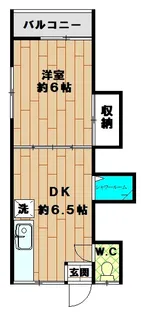 富士荘【2階】の間取り