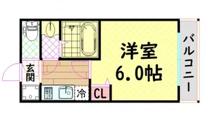 レジュールアッシュアーバンフロー【5階】の間取り