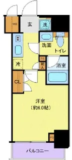 プレール・ドゥーク北品川【7階】の間取り