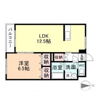 メゾンK&M VII【2階】の間取り