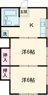 坂下アパートS【1階】の間取り