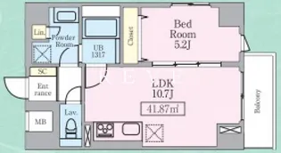 THE ROOM【5階】の間取り