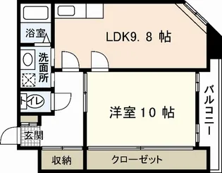 モリヤビル【2階】の間取り