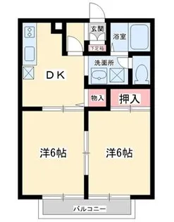 ハイムティーピー【2階】の間取り