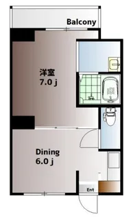 ヴィラナリー児島3号棟【2階】の間取り