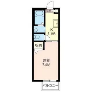 ミレニアム21【2階】の間取り