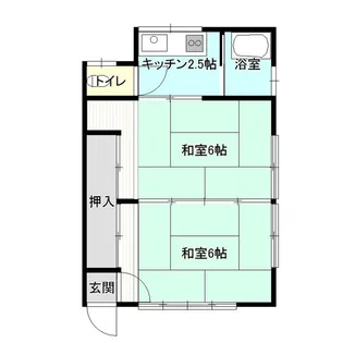 石留荘【2階】の間取り