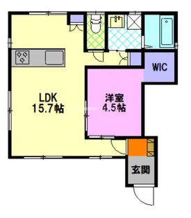 陽東メゾネット 7【1階】の間取り