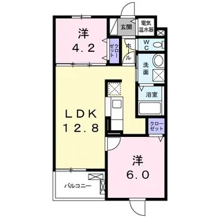 フィオーレ FIT【4階】の間取り