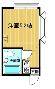 ベルハイム東大和【1階】の間取り