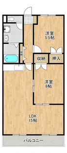 エレガンス生田【3階】の間取り