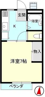 ミニハウス恵 A棟【1階】の間取り