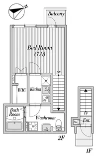 プレジオ経堂【2階】の間取り