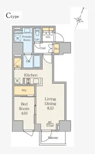 東京都渋谷区宇田川町【マンション】の間取り