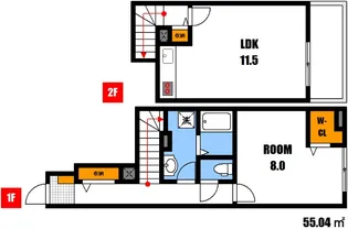 カーサ エンの間取り