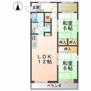 愛知県名古屋市東区葵1【マンション】の間取り
