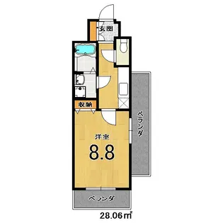 メゾン・ノーブル【6階】の間取り