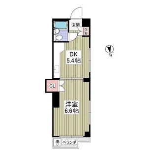 ドウェルゆづ【2階】の間取り