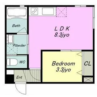 Avance名駅通【2階】の間取り