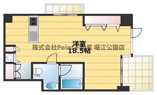 Ritz SQUARE CREST【8階】の間取り