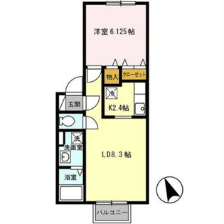 メゾン・ド・エミネンス【1階】の間取り