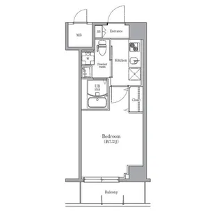 エルプレイス京橋【8階】の間取り