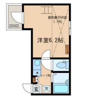 東京都大田区大森西3【アパート】の間取り