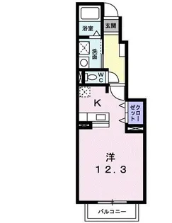 メイプルII【1階】の間取り