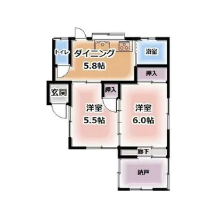 神奈川県平塚市徳延3【一戸建】の間取り