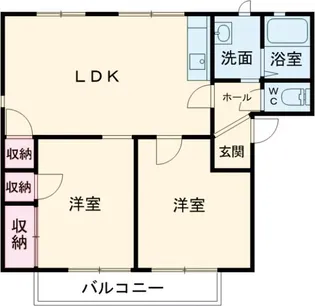 セントラルヴィラI・II【2階】の間取り