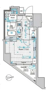 ブライズ東日本橋【6階】の間取り