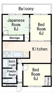 サンデーズII【2階】の間取り